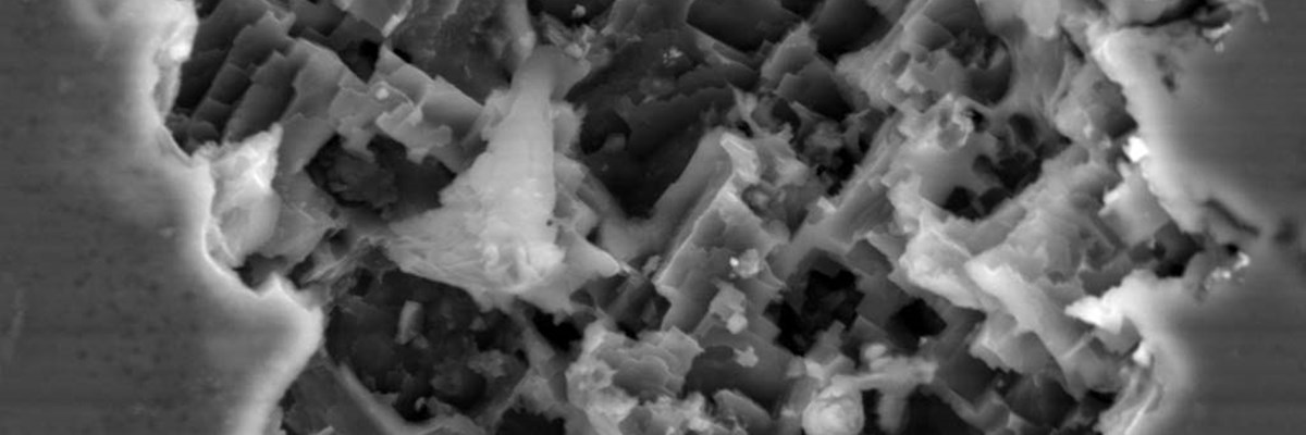 Crystallographic pitting corrosion pure aluminum